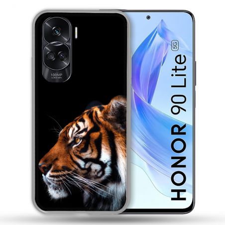 Coque Renforcée Pour Honor 90 Lite 5G Animal Tigre Noir