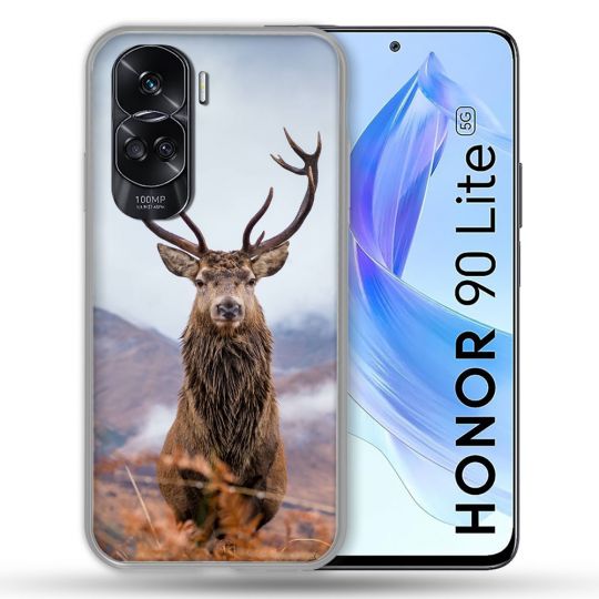 Coque Renforcée Pour Honor 90 Lite 5G Chasse Chevreuil Montagne