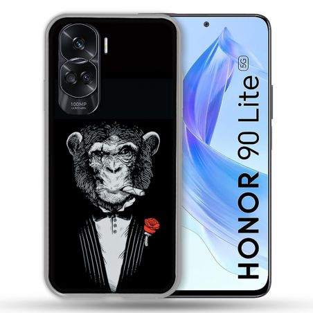 Coque Renforcée Pour Honor 90 Lite 5G Decale Singe Mafia