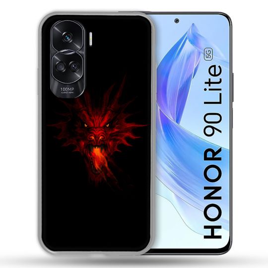 Coque Renforcée Pour Honor 90 Lite 5G Fantastique Dragon Feu