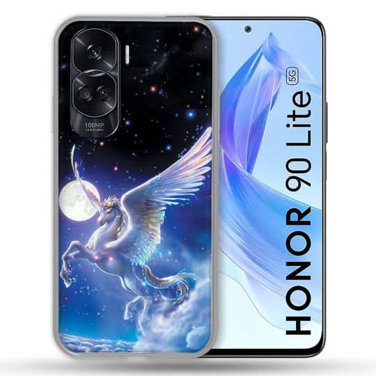 Coque Renforcée Pour Honor 90 Lite 5G Fantastique Licorne Céleste