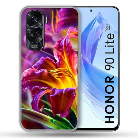 Coque Renforcée Pour Honor 90 Lite 5G Fleur Lys Color