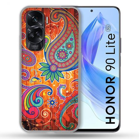 Coque Renforcée Pour Honor 90 Lite 5G Fleur Psychedelic