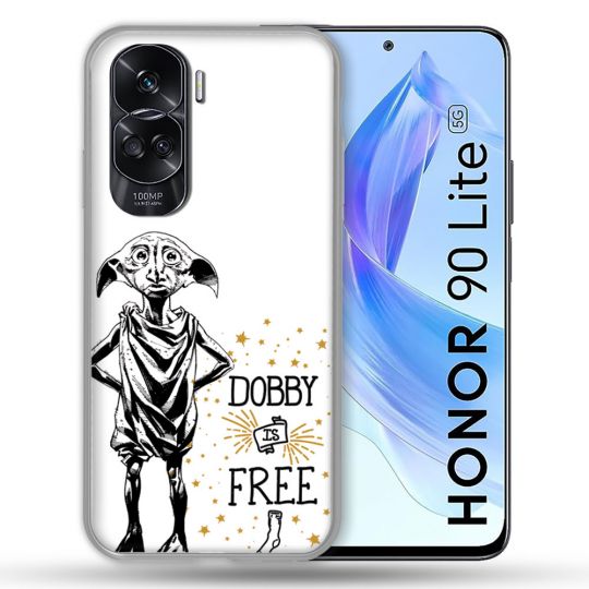 Coque Renforcée Pour Honor 90 Lite 5G Harry Potter Dobby Free Blanc