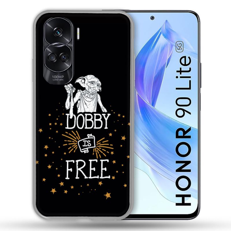 Coque Renforcée Pour Honor 90 Lite 5G Harry Potter Dobby Free Noir