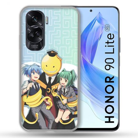 Coque Renforcée Pour Honor 90 Lite 5G Manga Assassination Classroom Kuro Trio