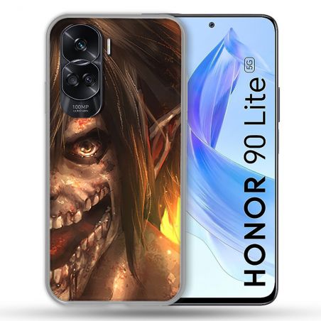 Coque Renforcée Pour Honor 90 Lite 5G Manga Attaque Titans Eren Titan