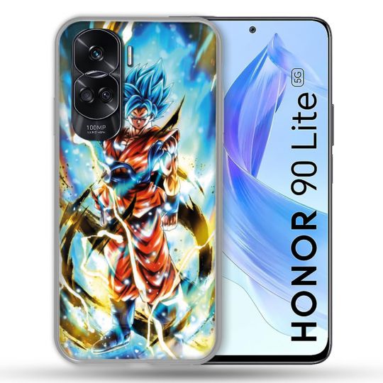 Coque Renforcée Pour Honor 90 Lite 5G Manga Dragon Ball Sangoku Blanc