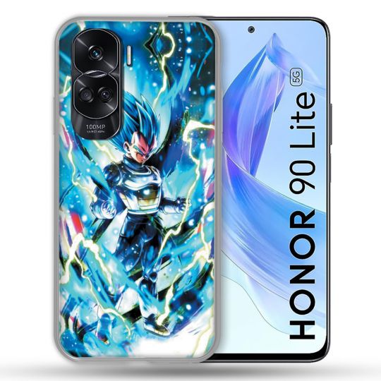 Coque Renforcée Pour Honor 90 Lite 5G Manga Dragon Ball Vegeta Bleu