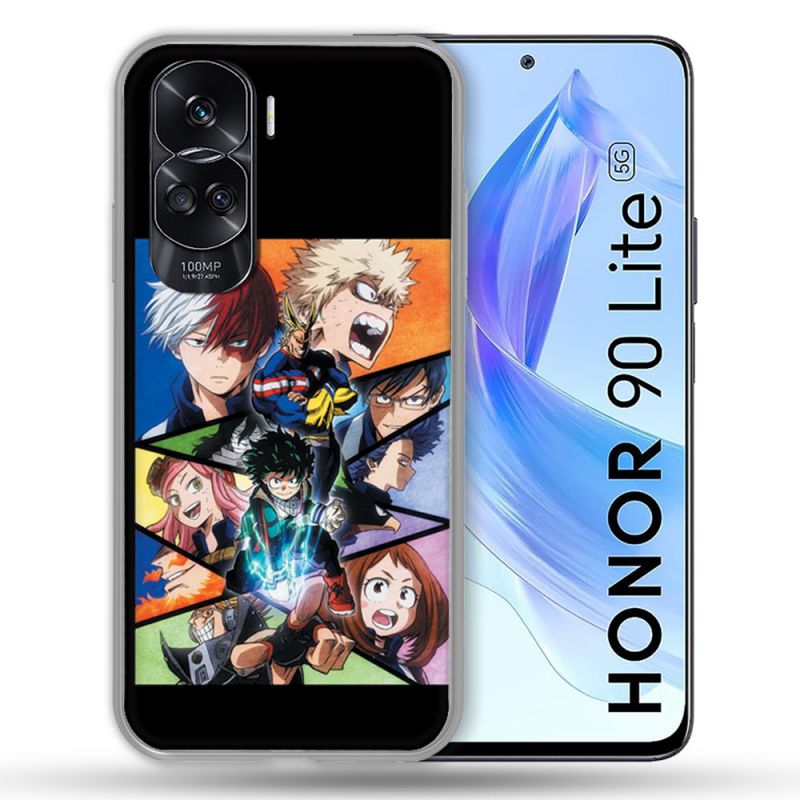 Coque Renforcée Pour Honor 90 Lite 5G Manga My Hero Academia Noir