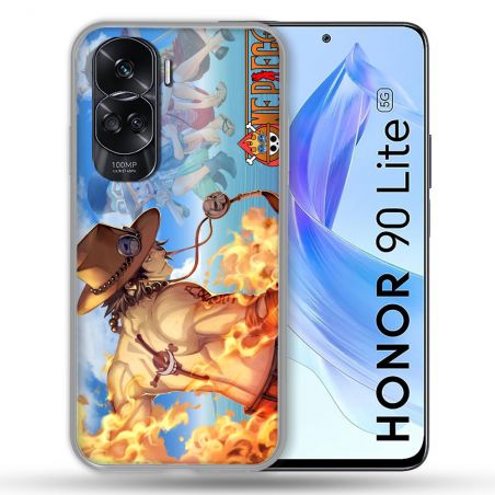 Coque Renforcée Pour Honor 90 Lite 5G Manga One Piece Ace Color