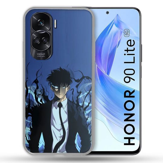 Coque Renforcée Pour Honor 90 Lite 5G Manga Solo Leveling Sung Bleu