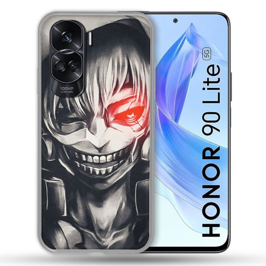 Coque Renforcée Pour Honor 90 Lite 5G Manga Tokyo Ghoul Kaneki Noir