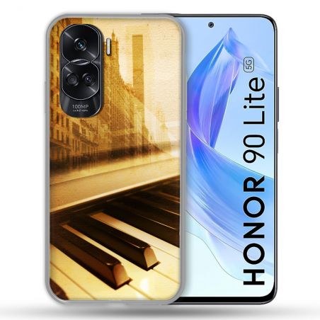 Coque Renforcée Pour Honor 90 Lite 5G Musique Piano Retro