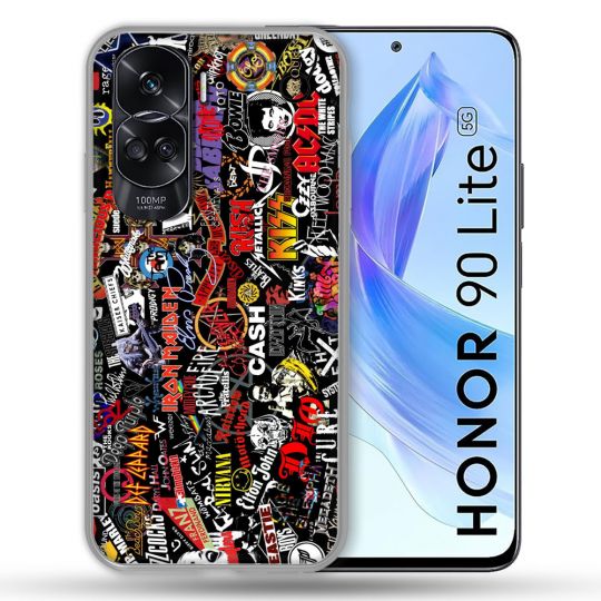 Coque Renforcée Pour Honor 90 Lite 5G Musique Rock Groupe