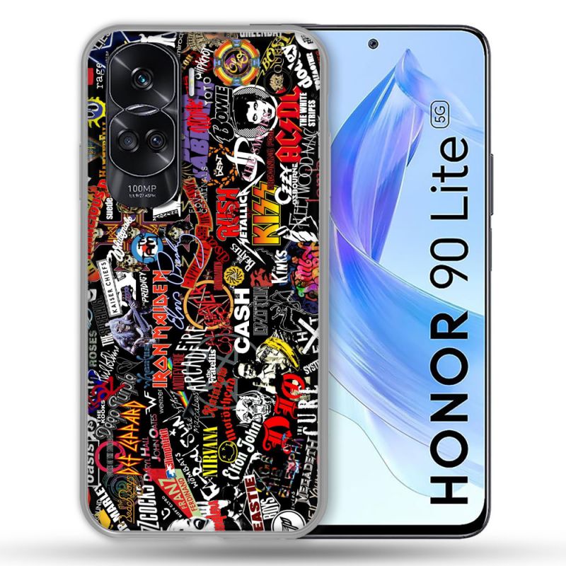 Coque Renforcée Pour Honor 90 Lite 5G Musique Rock Groupe