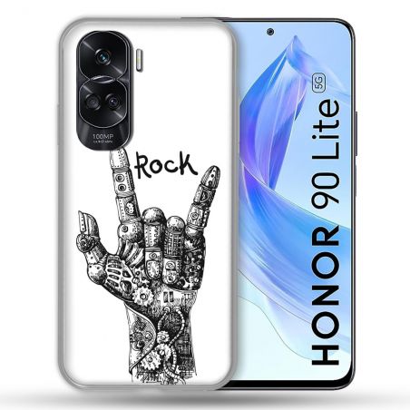 Coque Renforcée Pour Honor 90 Lite 5G Musique Rock Main