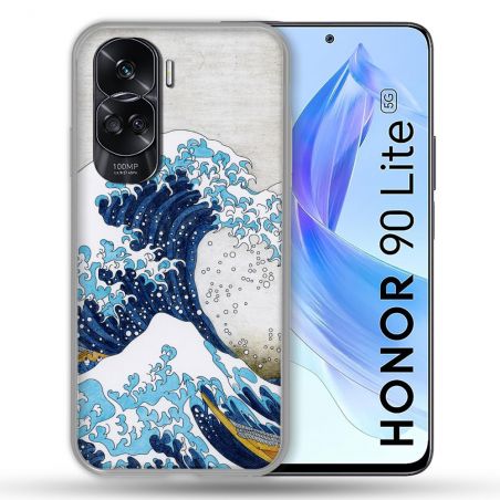 Coque Renforcée Pour Honor 90 Lite 5G Peinture La Grande Vague