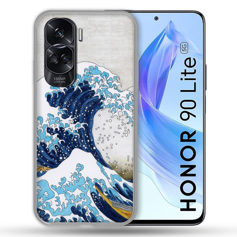 Coque Renforcée Pour Honor 90 Lite 5G Peinture La Grande Vague