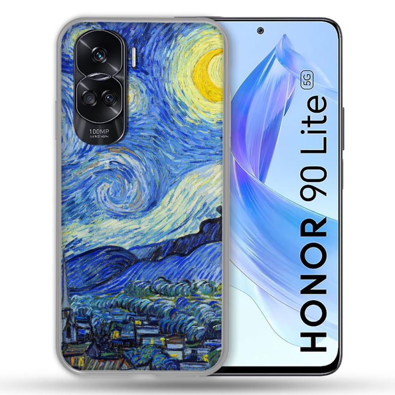 Coque Renforcée Pour Honor 90 Lite 5G Peinture La nuit étoilée