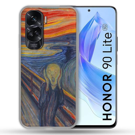 Coque Renforcée Pour Honor 90 Lite 5G Peinture Le Cri