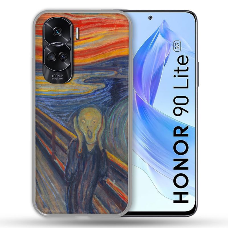 Coque Renforcée Pour Honor 90 Lite 5G Peinture Le Cri