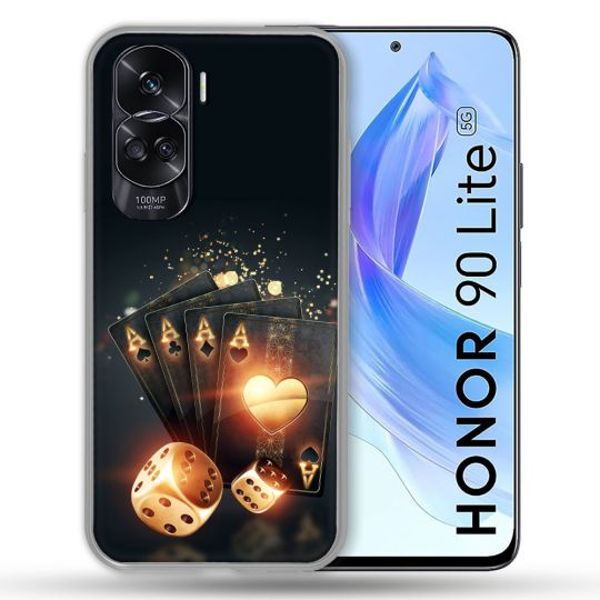 Coque Renforcée Pour Honor 90 Lite 5G Poker Des