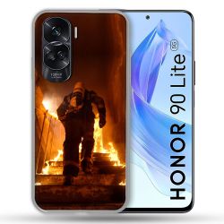 Coque Renforcée Pour Honor 90 Lite 5G Pompier Escalier