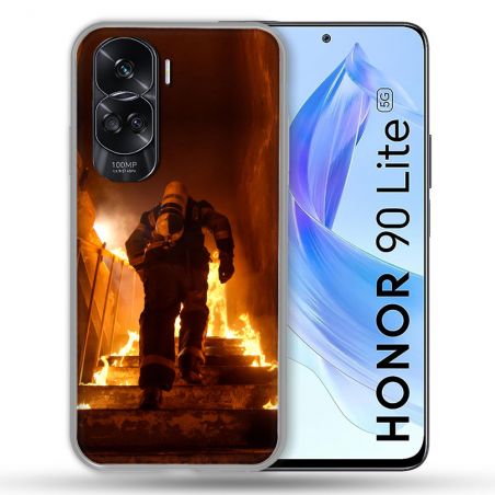 Coque Renforcée Pour Honor 90 Lite 5G Pompier Escalier