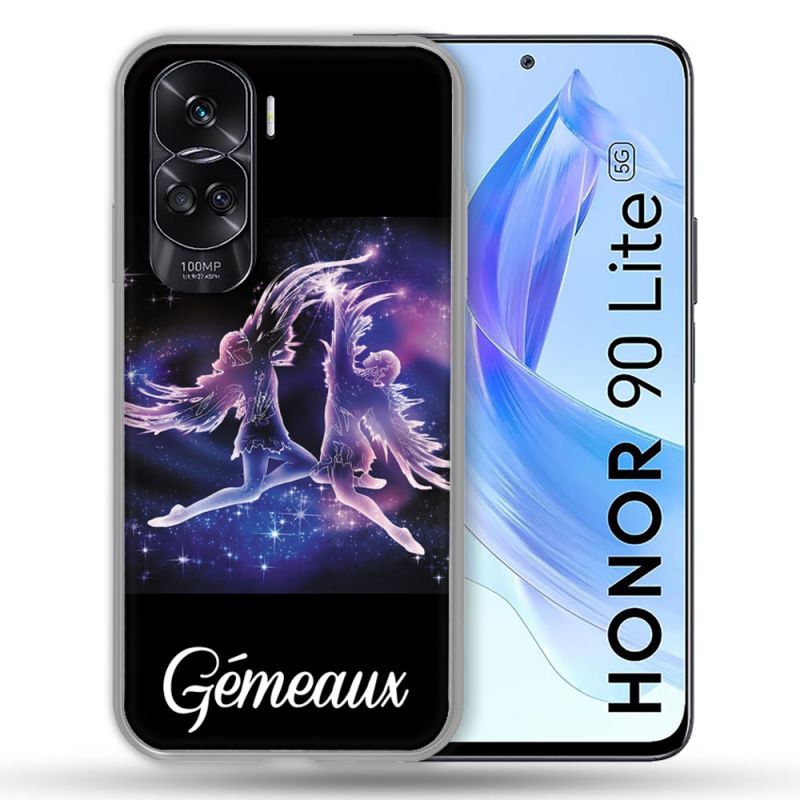 Coque Renforcée Pour Honor 90 Lite 5G Signe Zodiaque 2 Gémeaux
