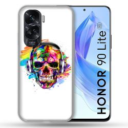 Coque Renforcée Pour Honor 90 Lite 5G Tete de Mort Tag