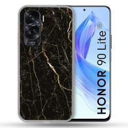 Coque Renforcée Pour Honor 90 Lite 5G Texture Marbre Noir