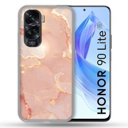 Coque Renforcée Pour Honor 90 Lite 5G Texture Marbre Rose