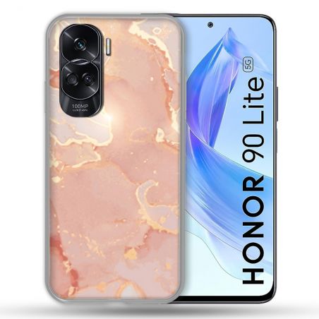 Coque Renforcée Pour Honor 90 Lite 5G Texture Marbre Rose