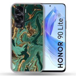 Coque Renforcée Pour Honor 90 Lite 5G Texture Marbre Vert