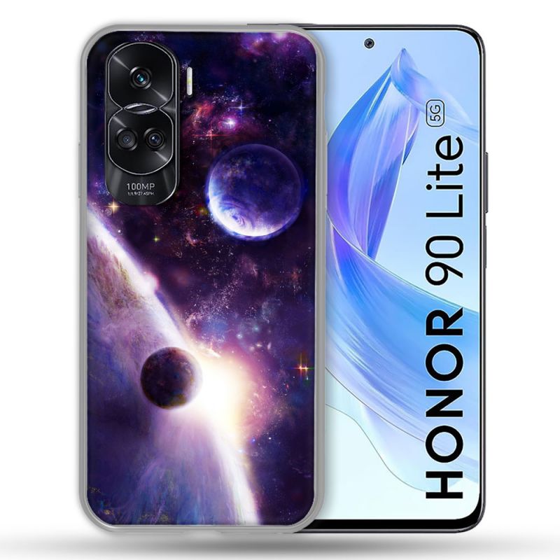 Coque Renforcée Pour Honor 90 Lite 5G Univers Planete Stellaire