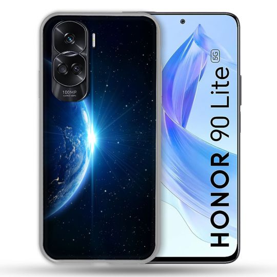 Coque Renforcée Pour Honor 90 Lite 5G Univers Planete Terre