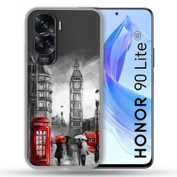 Coque Renforcée Pour Honor 90 Lite 5G Voyage Angleterre Londres Vintage