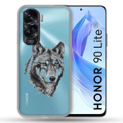 Coque Renforcée Transparente Pour Honor 90 Lite 5G Loup