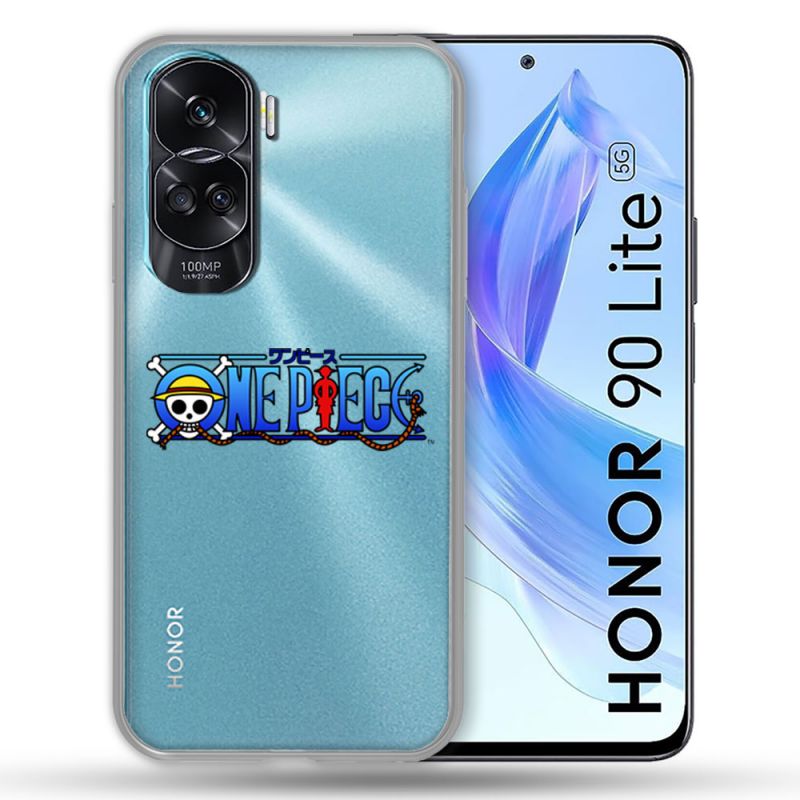 Coque Renforcée Transparente Pour Honor 90 Lite 5G One Piece Logo