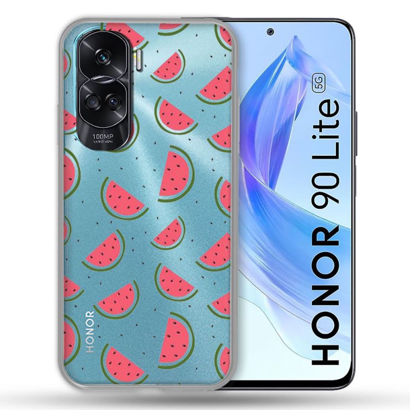 Coque Renforcée Transparente Pour Honor 90 Lite 5G Pasteque