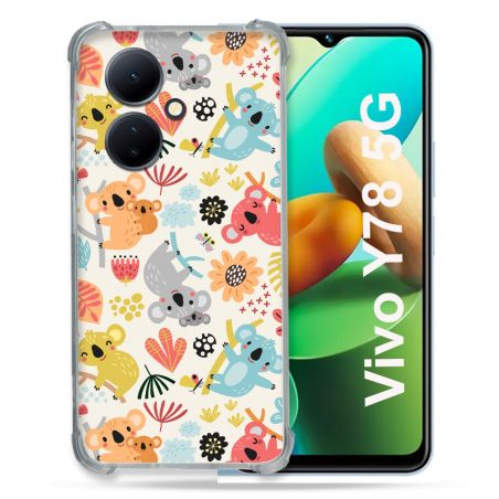 Coque Renforcée Pour Vivo V29 Lite 5G / Y78 5G Animal Koala Pattern