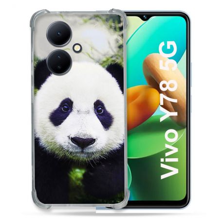 Coque Renforcée Pour Vivo V29 Lite 5G / Y78 5G Animal Panda Color