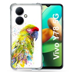 Coque Renforcée Pour Vivo V29 Lite 5G / Y78 5G Animal Perroquet Jaune