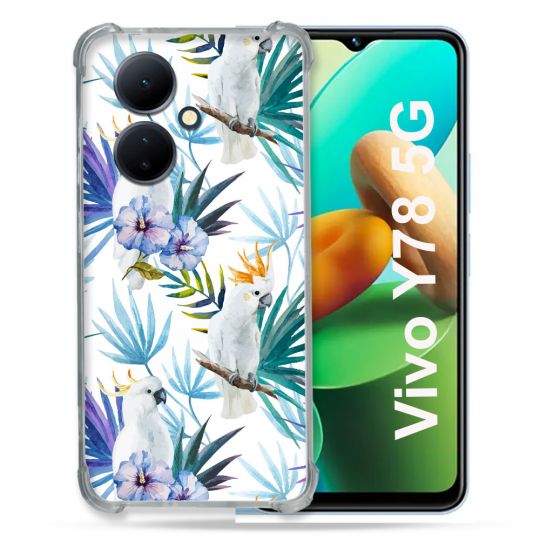 Coque Renforcée Pour Vivo V29 Lite 5G / Y78 5G Animal Perroquet Peinture