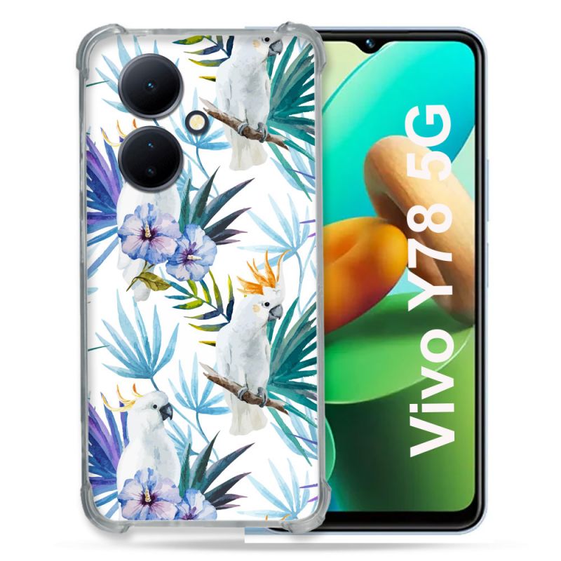 Coque Renforcée Pour Vivo V29 Lite 5G / Y78 5G Animal Perroquet Peinture