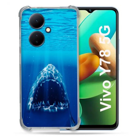 Coque Renforcée Pour Vivo V29 Lite 5G / Y78 5G Animal Requin Dent