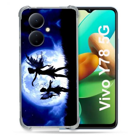 Coque Renforcée Pour Vivo V29 Lite 5G / Y78 5G Fantastique Fee Lune