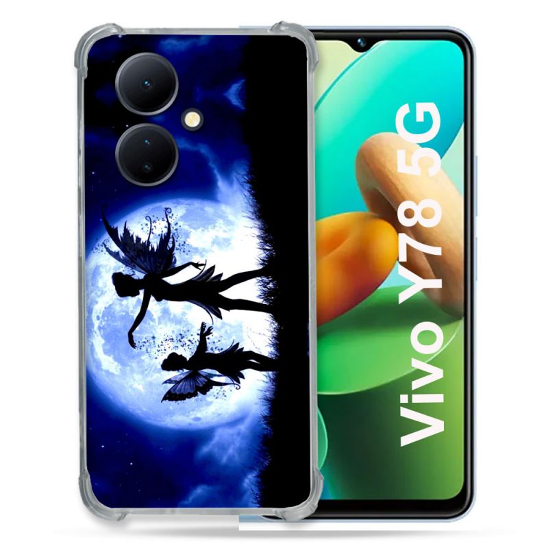 Coque Renforcée Pour Vivo V29 Lite 5G / Y78 5G Fantastique Fee Lune
