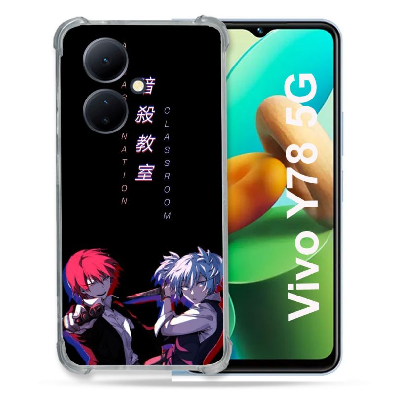Coque Renforcée Pour Vivo V29 Lite 5G / Y78 5G Manga Assassination Classroom Duo
